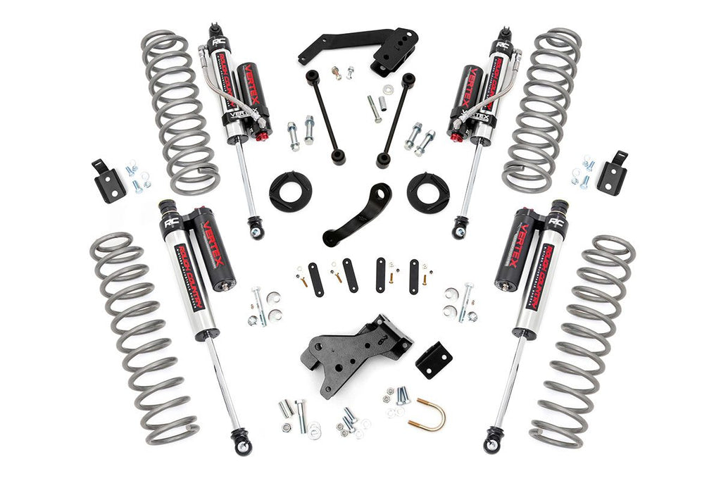 Rough Country Lift Kits 4 Inch Jeep Suspension Lift Kit Vertex 07-18 Wrangler JK Unlimited Rough Country - 68150