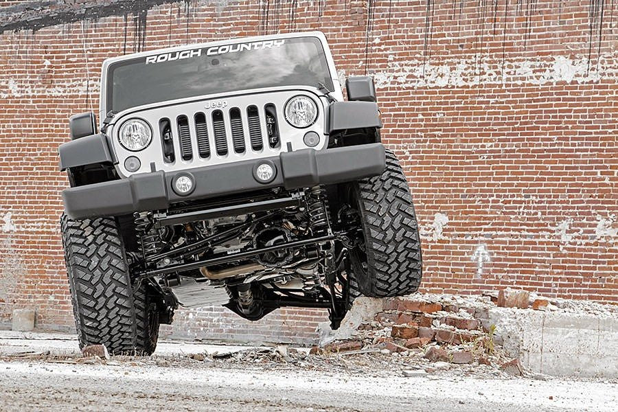 Rough Country Lift Kits 4 Inch Jeep Suspension Lift Kit Vertex 07-18 Wrangler JK Unlimited Rough Country - 68150