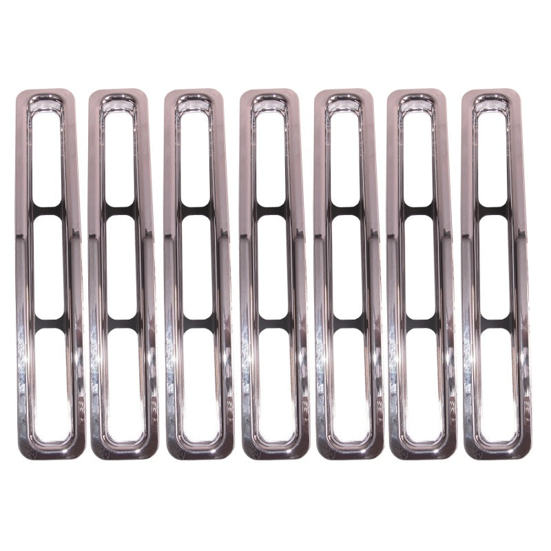 Rugged Ridge Grilles Rugged Ridge Grille Inserts Chrome 87-95 Jeep Wrangler YJ
