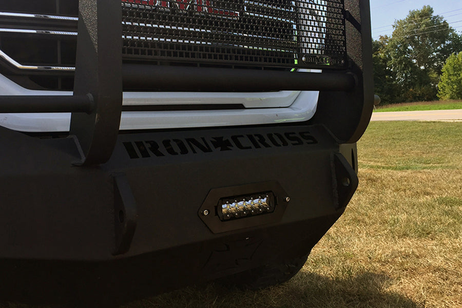 Quake LED Light Bar 9 in. Monolith Slim 30W Flush Mount Winch Hole Light - QUM684