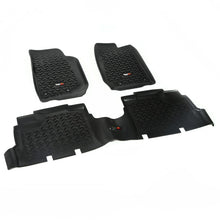 Load image into Gallery viewer, Rugged Ridge Floor Mats - Rubber Rugged Ridge Floor Liner Front/Rear Black 2007-2018 Jeep Wrangler JK 4 Dr