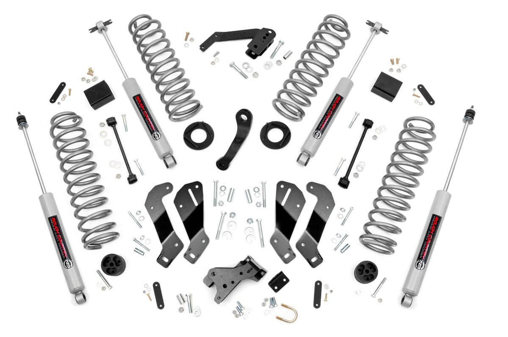 Rough Country Lift Kits 3.5 Inch Jeep Suspension Lift Kit Control Arm Drop 07-18 Wrangler JK Rough Country - 69330
