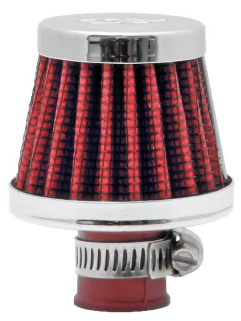 K&N Engineering Air Filters - Universal Fit K&N 2in Base OD x .375in Flange ID x 1.75in H Rubber Base Crankcase Vent Filter