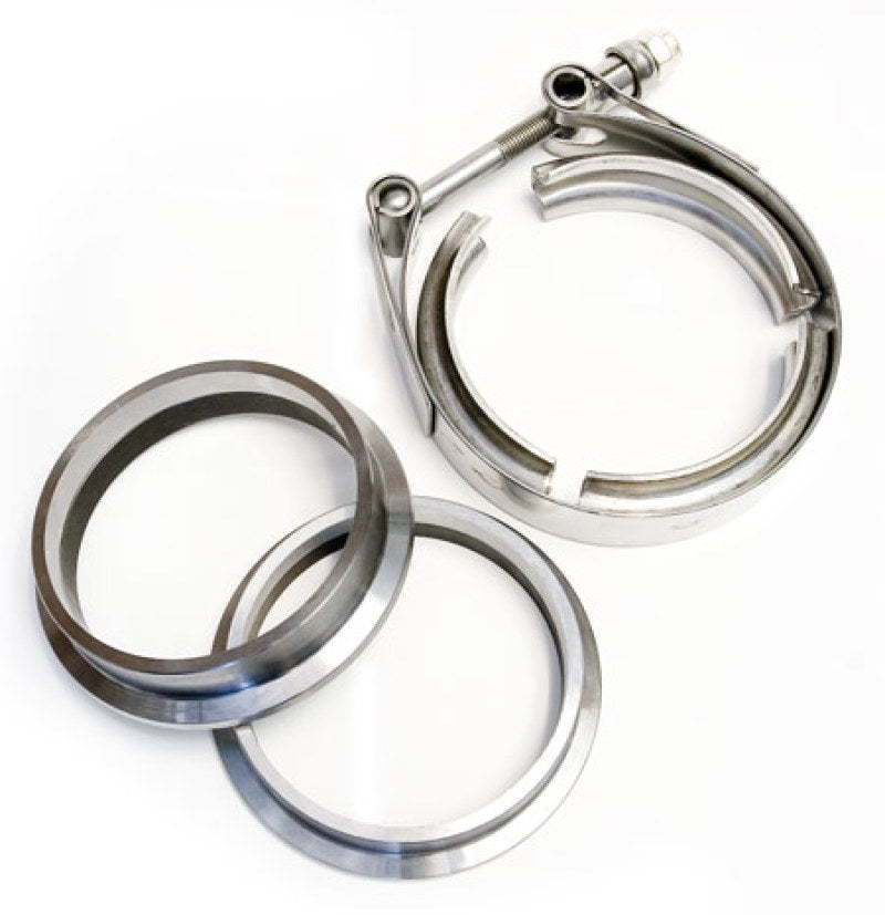 ATP Flanges ATP 3in Machined Mild Steel V-Band Flanges & Clamp Set (Does not include Stainless V-Band Flange)