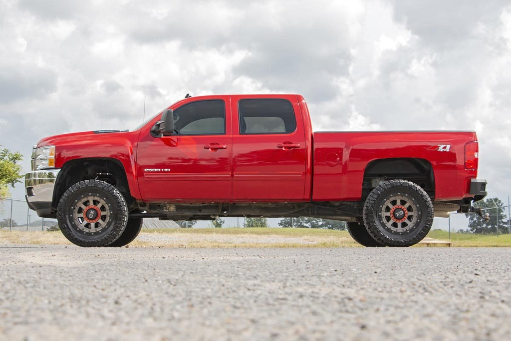 Rough Country Shock Absorber Rear Adjustable Vertex Shocks 11-20 Silverado/Sierra 2500/3500 for 3-5 Inch Lifts Rough Country - 699011