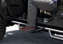Load image into Gallery viewer, N-Fab Side Steps N-Fab RS Nerf Step 07-18 Jeep Wrangler JK 4DR - Full Length - Tex. Black