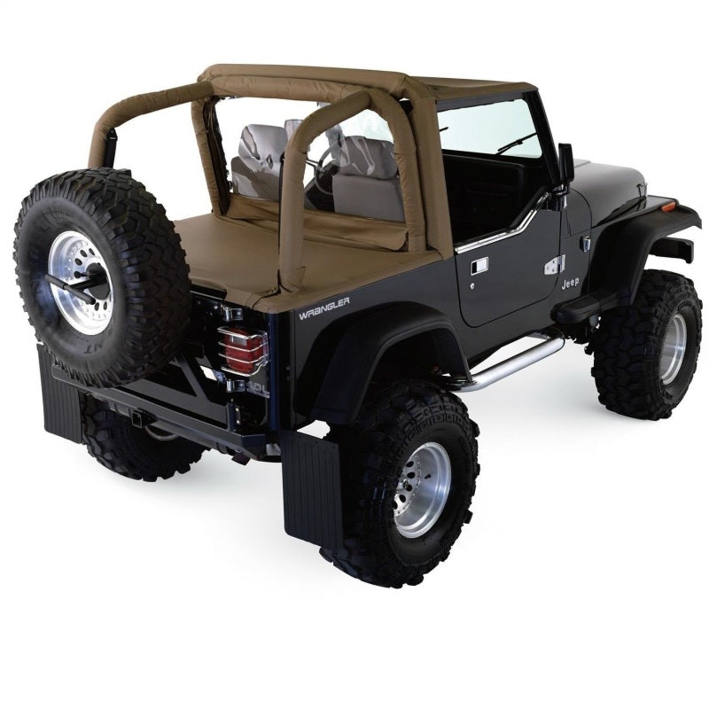 Rampage Roll Cage Components Rampage 1997-2002 Jeep Wrangler(TJ) Roll Bar Pad & Cover Kit - Black Denim