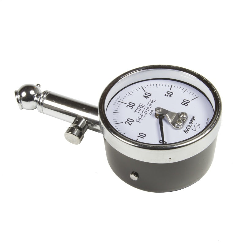 AutoMeter Gauges Autometer 60 PSi Peak/Hold Mechanical Tire Pressure Gauge