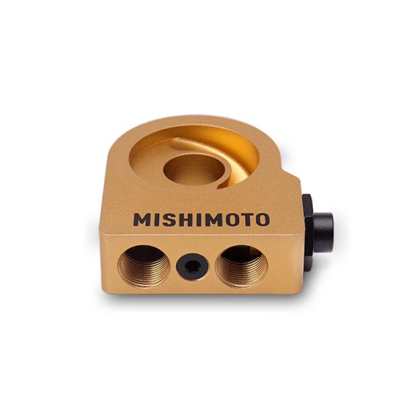 Mishimoto Oil Filter Blocks Mishimoto Silver M20 Oil Sandwich Plate