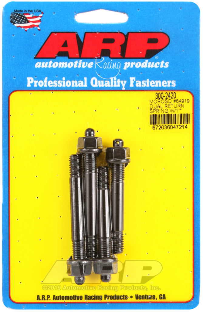 ARP Hardware - Singles ARP Moroso 64919 Dual Return Spring w/ 1in Spacer Plate Pro Series Carb Stud Kit