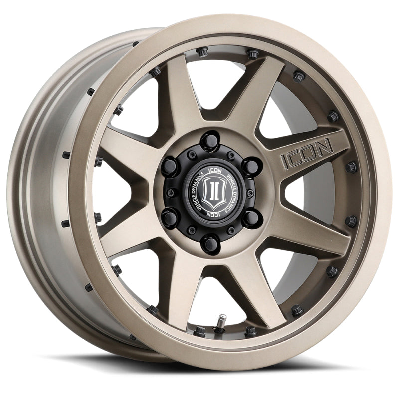 ICON Wheels - Cast ICON Rebound Pro 17x8.5 5x5 -6mm Offset 4.5in BS 71.5mm Bore Bronze Wheel
