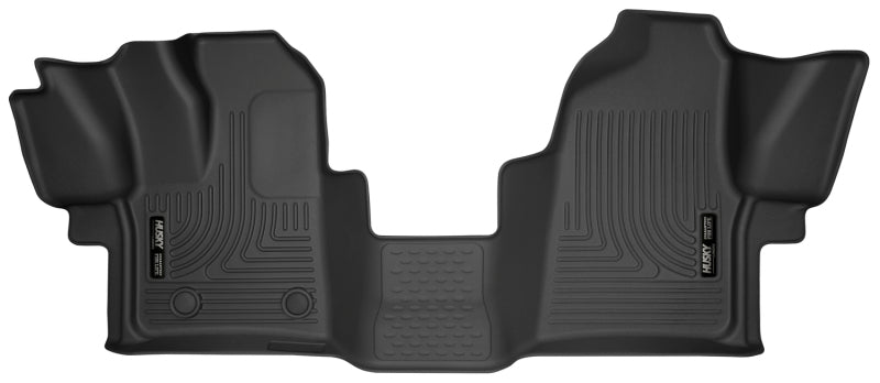 Husky Liners Floor Mats - Rubber Husky Liners 2015 Ford Transit-150/Transit-250/Transit-350 X-Act Contour Black Front Row Liner