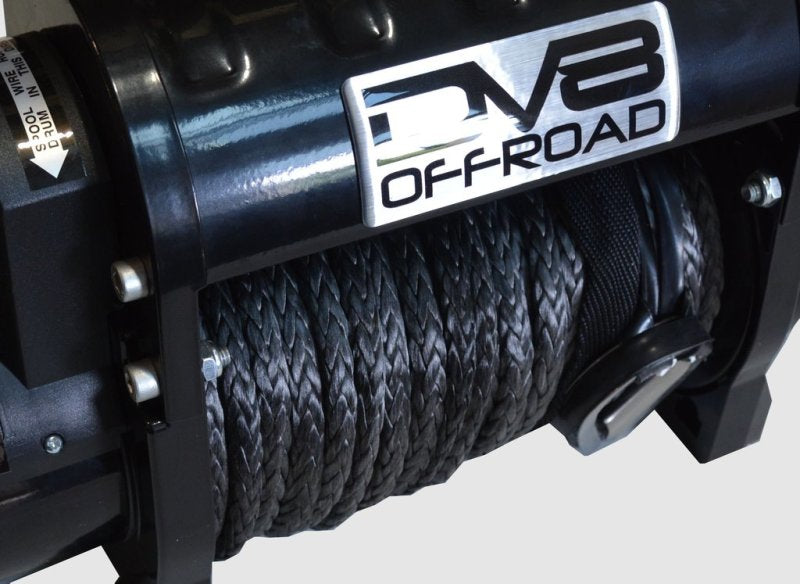 DV8 Offroad Winch Kit DV8 Offroad 12000 LB Winch w/ Synthetic Line & Wireless Remote - Black