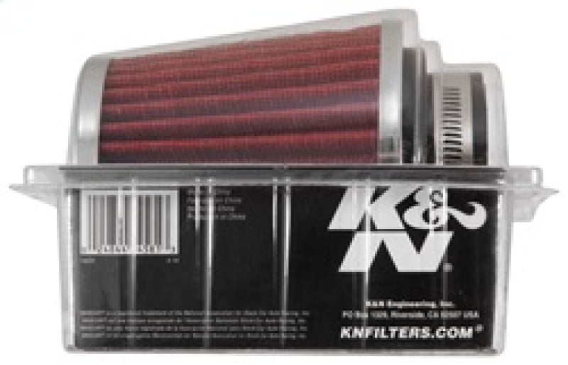 K&N Engineering Air Filters - Universal Fit K&N Universal Chrome Filter 2 3/4in FLG / 4 1/2in Bottom / 4 1/2in Height