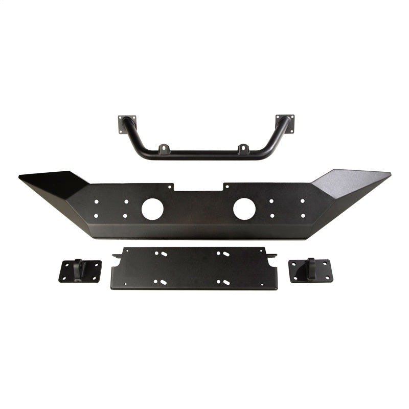 Rugged Ridge Bumpers - Steel Rugged Ridge Spartan Front Bumper HCE W/Overrider 18-20 Jeep Wrangler JL/JT