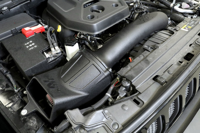 K&N Engineering Cold Air Intakes K&N 18-20 Jeep Wrangler JL 2.0L Aircharger Performance Intake