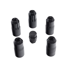 Load image into Gallery viewer, Rugged Ridge Lug Nuts Rugged Ridge 18-20 Jeep Wrangler JL/JLU Black M14-1.5 Wheel Lock Nut Set w/Key