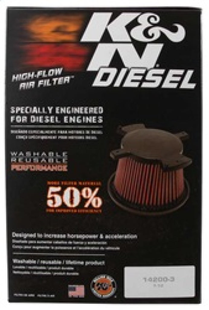 K&N Engineering Air Filters - Drop In K&N 2017 Ford F250 Super Duty V8-6.7L DSL Replacement Drop In Air Filter