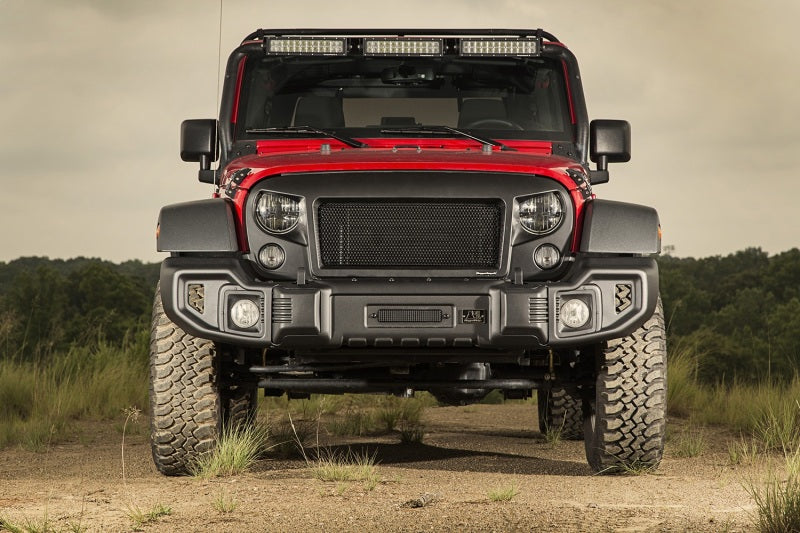Rugged Ridge Bumpers - Steel Rugged Ridge Spartacus Front Bumper Black 07-18 Jeep Wrangler