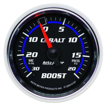 Load image into Gallery viewer, AutoMeter Gauges Autometer Cobalt 52mm 20psi mechanical Boost Gauge