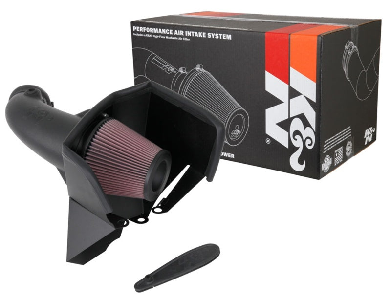 K&N Engineering Cold Air Intakes K&N 18-19 Jeep Grand Cherokee Trackhawk V8-6.2L F/I Aircharger Performance Intake