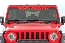 Load image into Gallery viewer, Rough Country LED Light Bars Jeep 30 Inch LED Hood Kit 18-20 Wrangler JL, 20 Gladiator JT Black-Series Rough Country - 70054