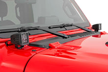 Load image into Gallery viewer, Rough Country LED Light Pods Jeep 2 Inch LED Cube Easy-Mount Kit 18-20 Wrangler JL/20 Gladiator-Black Series w/Amber DRL  Rough Country - 70060