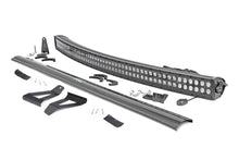 Load image into Gallery viewer, Rough Country LED Light Bars Jeep 50-inch Black Series Curved LED Light Bar Upper Windshield Kit 84-01 Jeep XJ Cherokee Rough Country - 70072