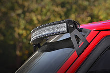 Load image into Gallery viewer, Rough Country LED Light Bars Jeep 50-inch Black Series Curved LED Light Bar Upper Windshield Kit 84-01 Jeep XJ Cherokee Rough Country - 70072