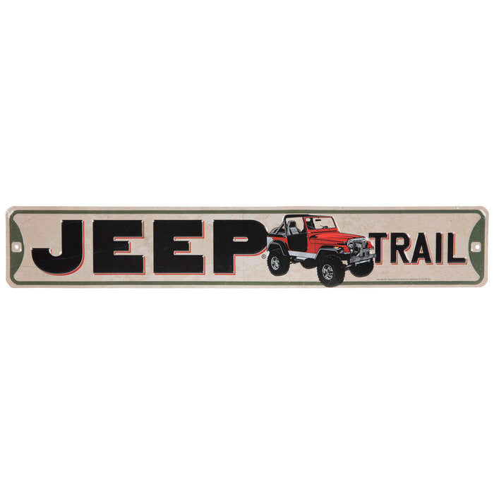 ORB Jeep Trail Metal Sign