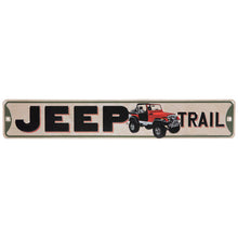 Load image into Gallery viewer, ORB Jeep Trail Metal Sign