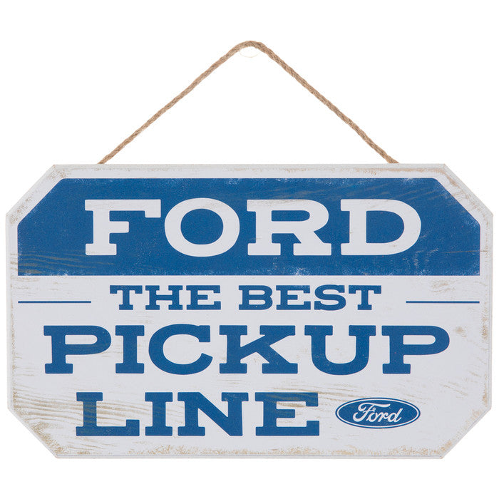 ORB Ford Pickup Line Wood Wall Decor