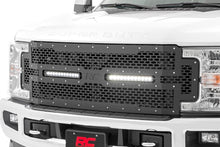 Load image into Gallery viewer, Rough Country Grilles Ford Mesh Grille w/Dual 12 Inch Black-Series LEDs 17-19 Super Duty Rough Country - 70216