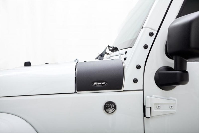Bushwacker Body Armor & Rock Rails Bushwacker 07-18 Jeep Wrangler Trail Armor Cowl Cover - Black