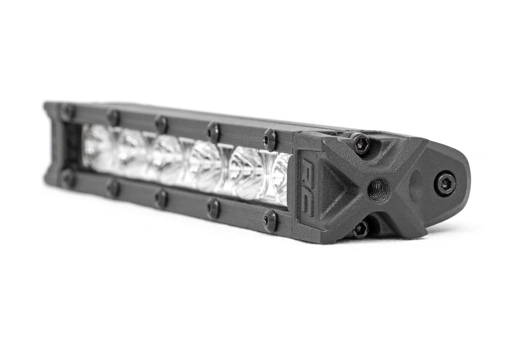 Rough Country LED Light Pods 6-inch Slimline Cree LED Light Bars Pair Chrome Series Rough Country - 70406A