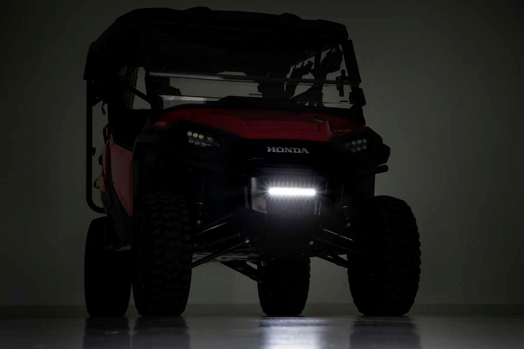 Rough Country LED Light Pods 10-Inch Slimline Cree LED Light Bar Black Series Rough Country - 70411ABL