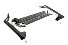 Load image into Gallery viewer, Rough Country LED Light Bars Jeep 50-Inch Straight LED Light Bar Upper Windshield Kit w/ 50 Inch Black Series LED Light 07-18 Wrangler JK Rough Country - 70504BL