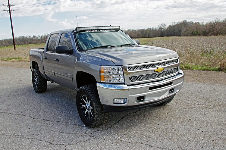 Rough Country LED Light Bars 50 Inch Curved LED Light Bar Upper Windshield Mounts 07-13 PU/SUV Rough Country - 70507