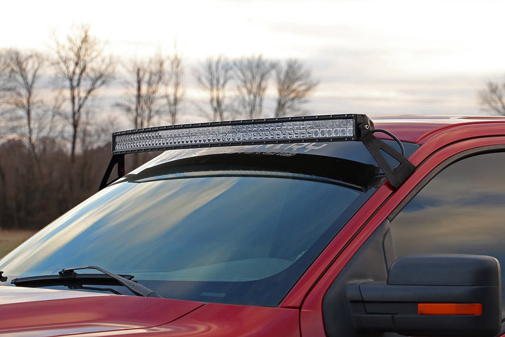Rough Country LED Light Bars Ford 54 Inch Curved LED Light Bar Upper Windshield Mounts 04-14 F-150 Rough Country - 70518