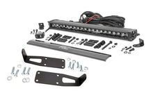 Load image into Gallery viewer, Rough Country LED Light Bars Dodge Hidden Bumper Kit w/ 20-Inch LED Light Bar Black Series w/ White DRL 03-18 Ram 2500/3500 Rough Country - 70568BLDRL