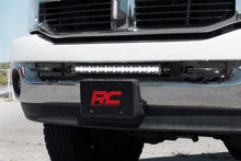 Load image into Gallery viewer, Rough Country LED Light Bars Dodge Hidden Bumper Kit w/ 20-Inch LED Light Bar Black Series 03-18 Ram 2500/3500 Rough Country - 70568BL