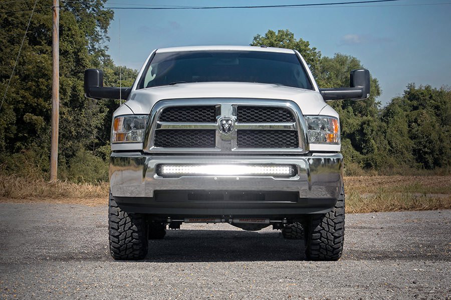 Rough Country LED Light Bars Dodge 40 Inch Curved LED Light Bar Hidden Bumper Mounts 10-18 RAM 2500/3500 Rough Country - 70569