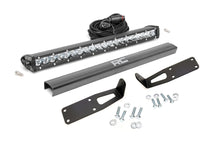 Load image into Gallery viewer, Rough Country Bumper End Cap Dodge Hidden Bumper Kit w/ 20-inch LED Light Bar Chrome Series (03-18 Ram 2500/3500) Rough Country - 70609