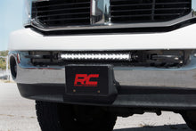 Load image into Gallery viewer, Rough Country Bumper End Cap Dodge Hidden Bumper Kit w/ 20-inch LED Light Bar Chrome Series (03-18 Ram 2500/3500) Rough Country - 70609