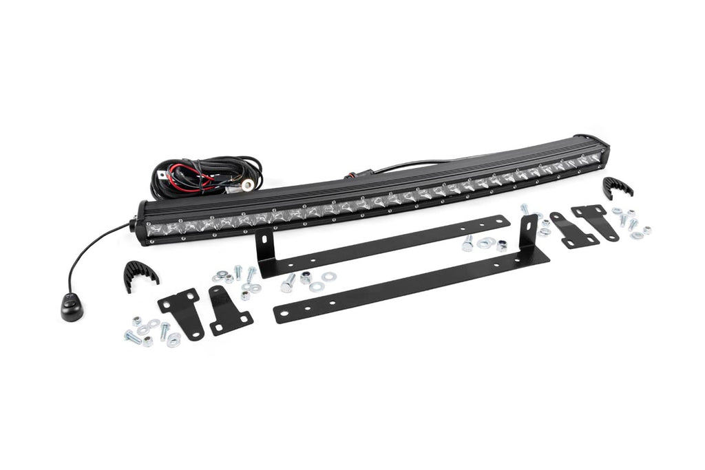 Rough Country LED Grille Kit Ford 30 Inch Single LED Grille Kit Chrome Series 09-14 F-150 Rough Country - 70659