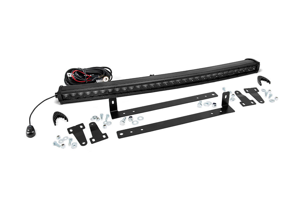 Rough Country LED Grille Kit Ford 30 Inch Single LED Grille Kit Black Series 09-14 F-150 Rough Country - 70661