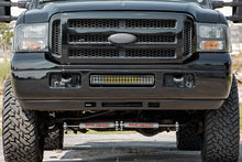 Load image into Gallery viewer, Rough Country Mounting Brackets(Lighting) Ford 20 Inch LED Bumper Kit Chrome Series w/White DRL 05-07 F-250/350 Rough Country - 70664DRL