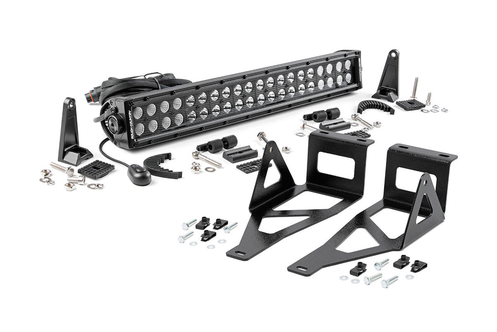 Rough Country LED Light Bars Ford 20 Inch LED Bumper Kit Black Series 05-07 F-250/350 Rough Country - 70665