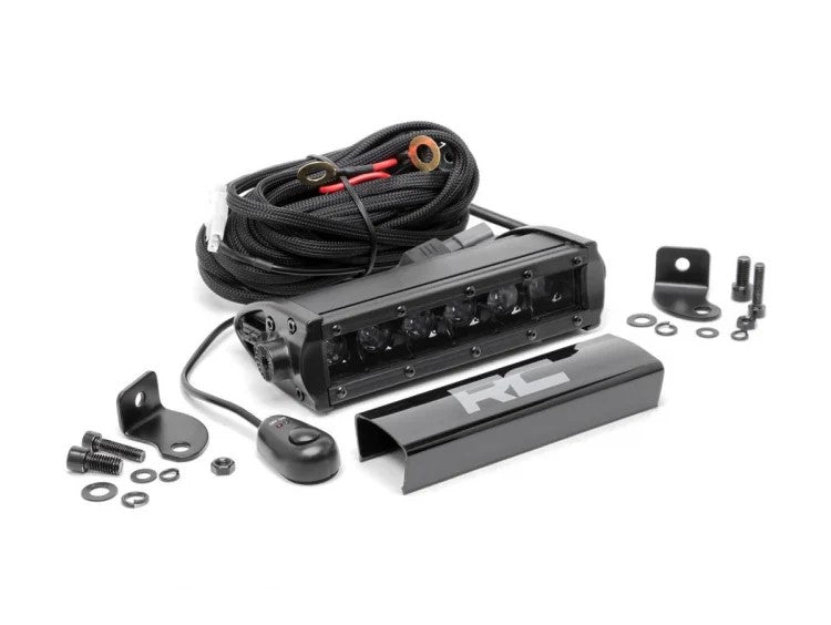 Rough Country LED Light Bars 6 Inch CREE LED Light Bar Single Black Series Rough Country - 70707BL