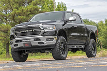 Load image into Gallery viewer, Rough Country LED Light Bars Dodge 20 Inch LED Bumper Kit Black Series w/Amber White DRL 19-20 RAM 1500 Rough Country - 70779DRLA